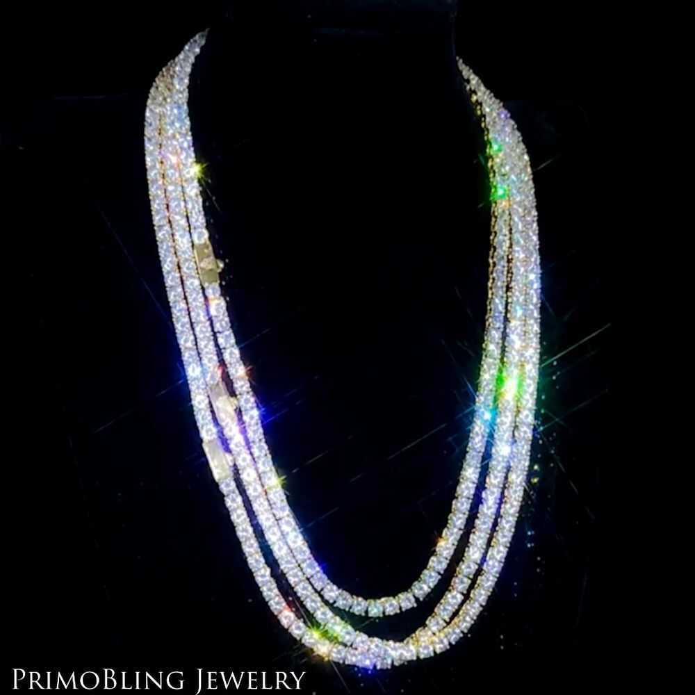 Super Iced Out Tennis Necklace